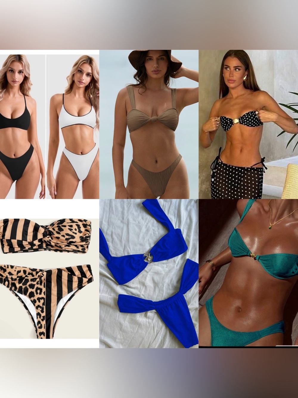 6 Bikini Set & Halter Bikini Top Bundle